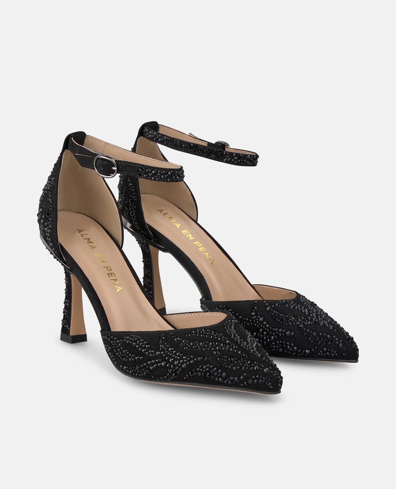 alma-en-pena-pumps-mit-strass-details-9-cm-schwarz image 2