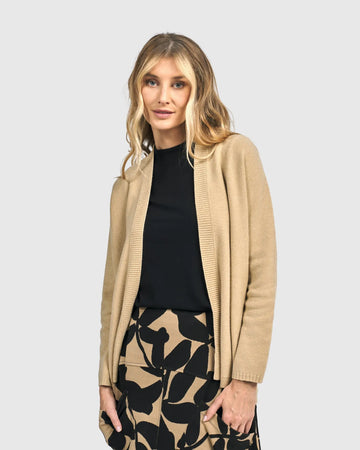 alembika-dolce-knit-cardigan-sand-damen-strickjacke image 3