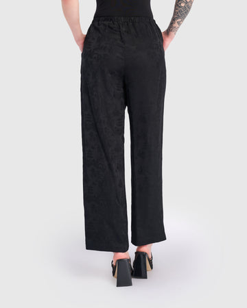 alembika-sabi-straight-pants-black-jacquard-damen image 5