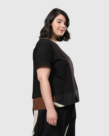 alembika-clea-cutaway-boxy-top-bloom image 2