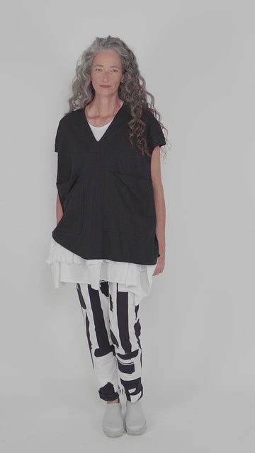 alembika-urban-sutton-cocoon-top-schwarz-damen-top image 3
