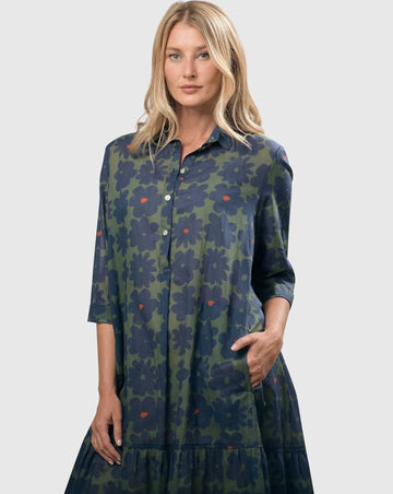 alembika-bluebell-cotton-voile-trapeze-kleid-blau-gr-n image 2