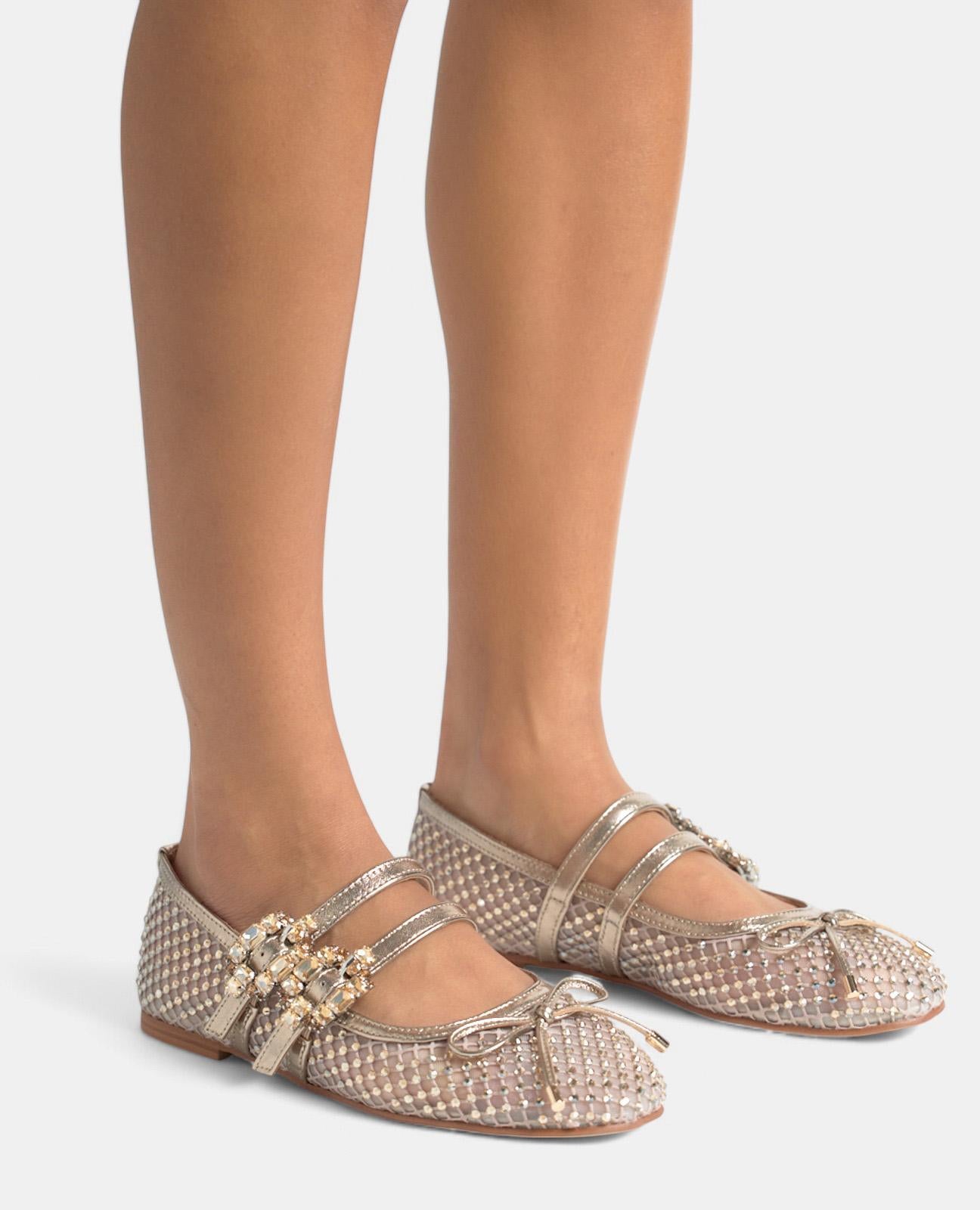 alma-en-pena-ballerinas-aus-netz-mit-strass-bronze image 7