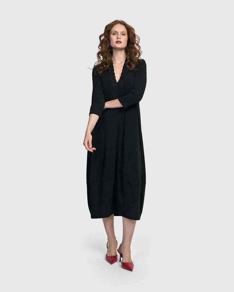 alembika-villanelle-cocoon-kleid-schwarz image 1