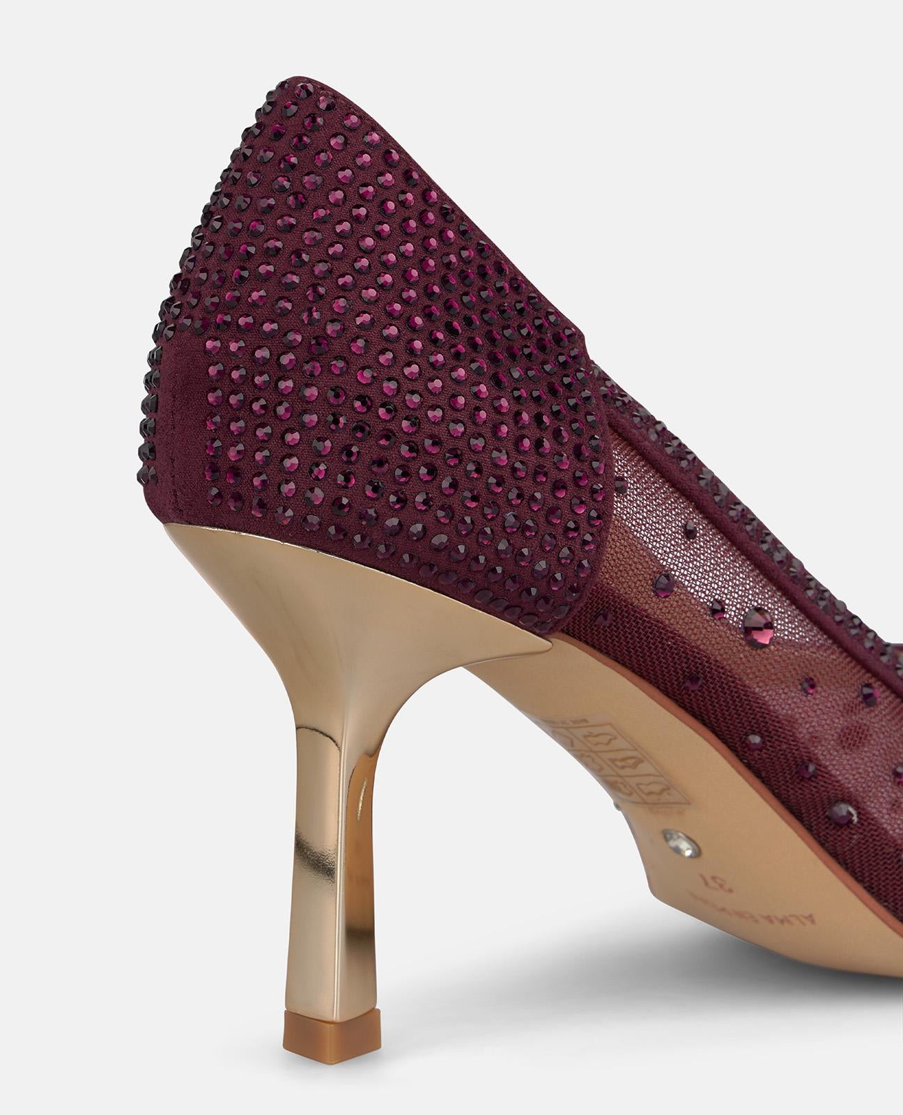 alma-en-pena-schn-r-pumps-bordeaux-strass-8-cm image 4