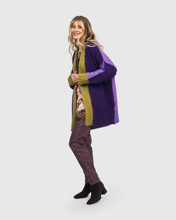alembika-beatnik-oversized-cardigan-violet image 4