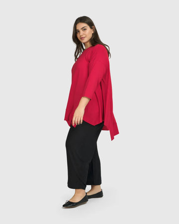 alembika-essential-oversized-trapeze-top-red-rose image 5