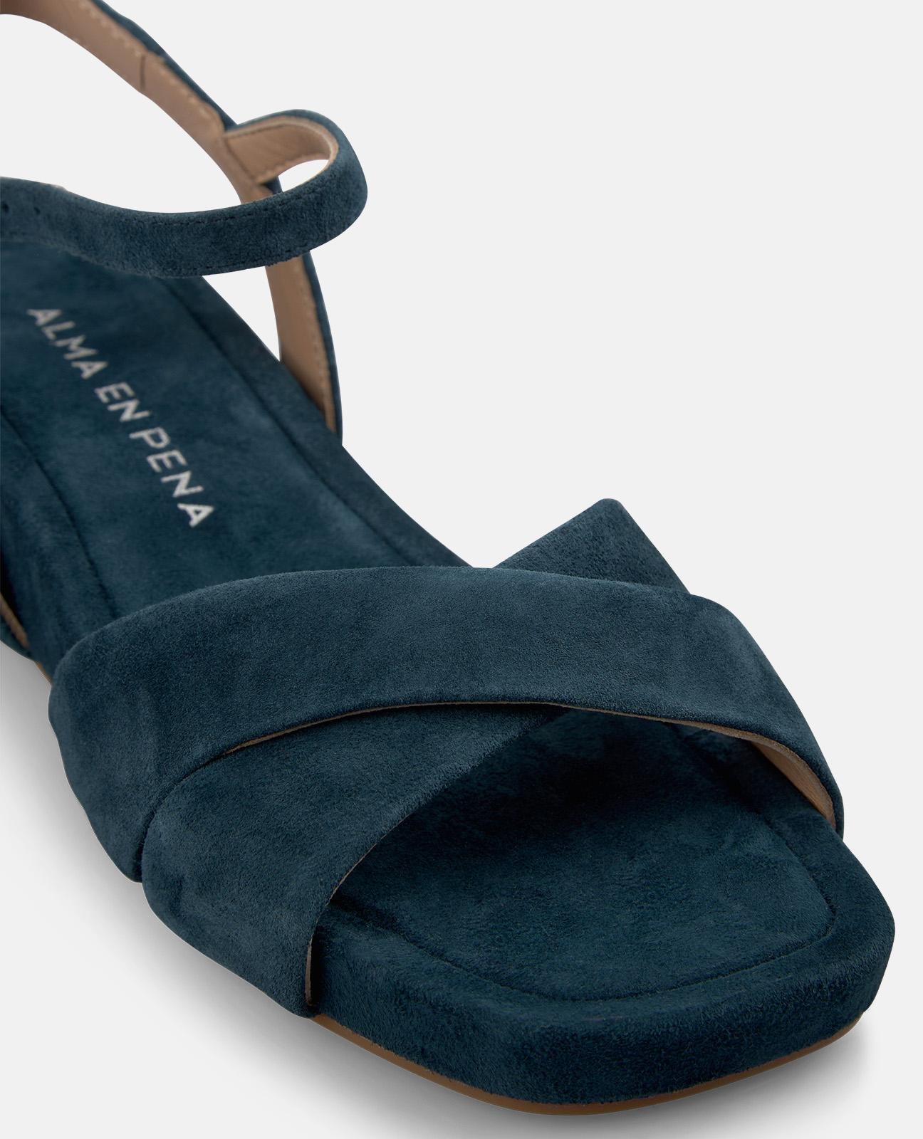 alma-en-pena-alfa-62487-keil-sandalen-mit-kreuzriemen-blau image 4