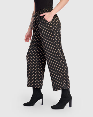 alembika-eclat-straight-pants-schwarz-bronze-dots image 5