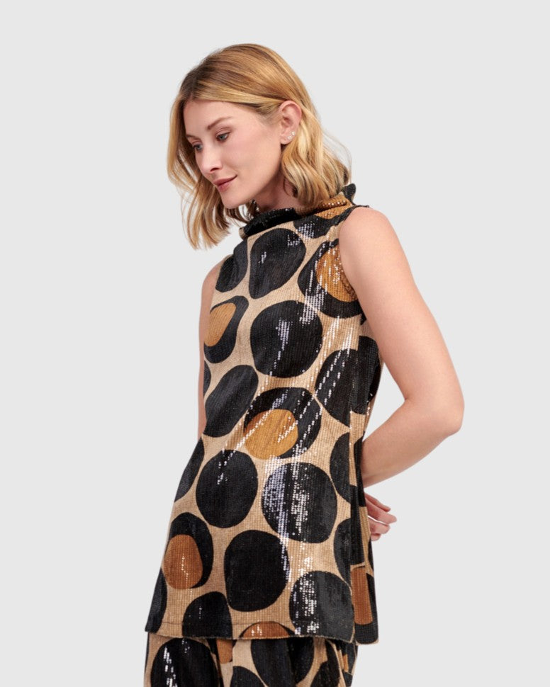 alembika-tinsel-sequin-bistro-top-eclipse image 1