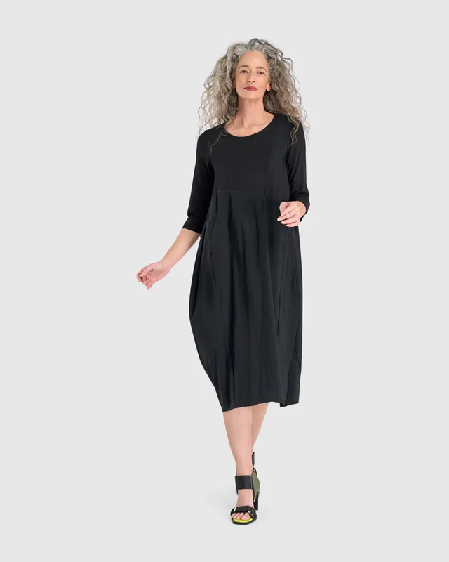 alembika-tekbika-trek-kleid-schwarz-midi image 1