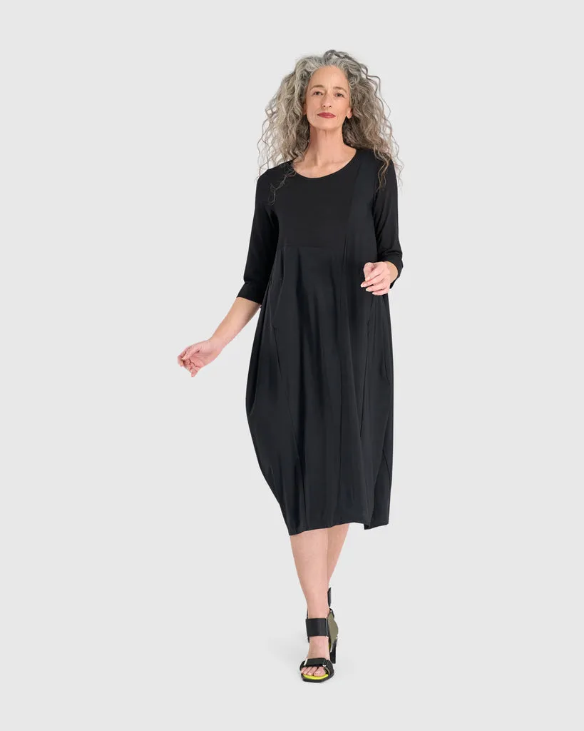 alembika-tekbika-trek-kleid-schwarz-midi image 1