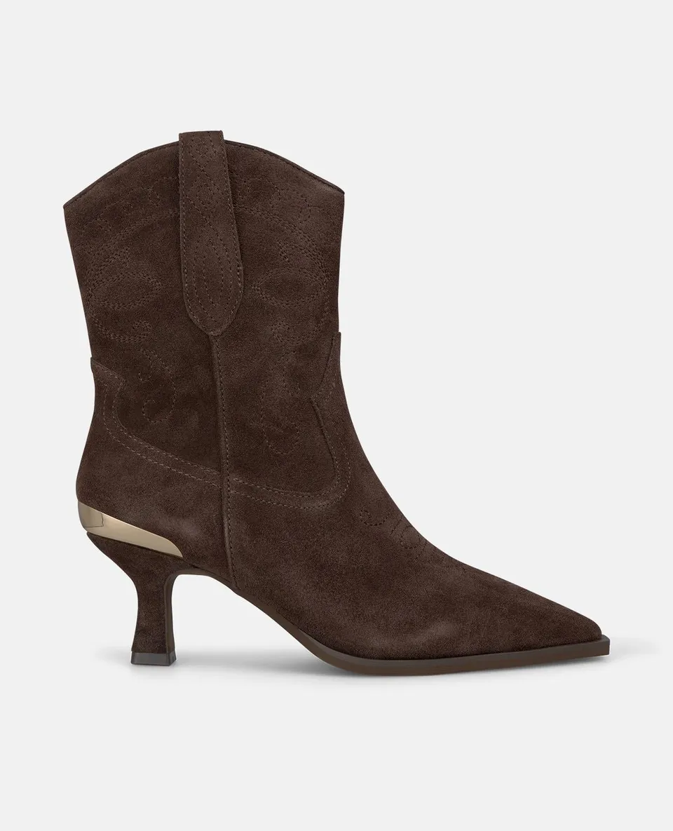 alma-en-pena-suede-cowboy-stiefeletten-braun-6-cm image 1