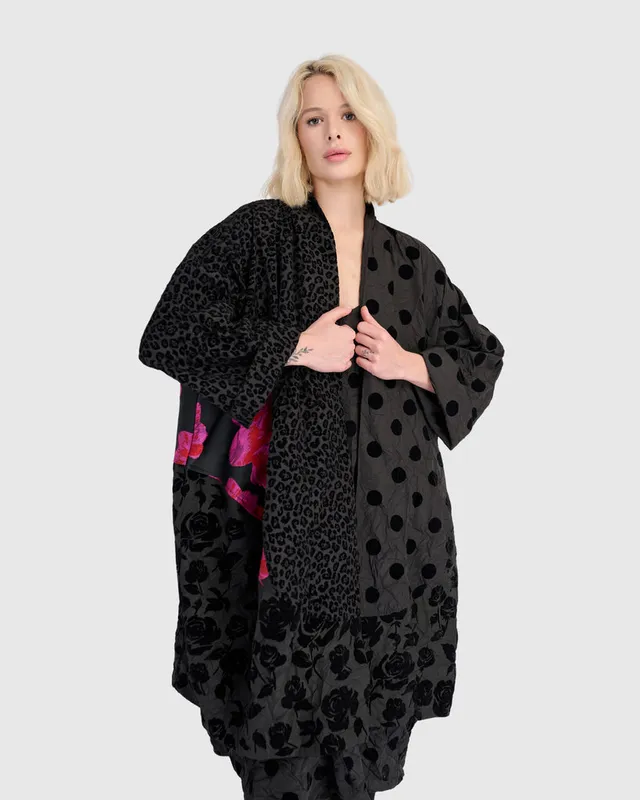 alembika-mirage-cocoon-jacke-black-mix image 1