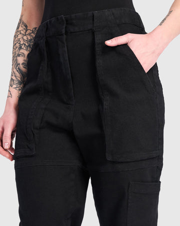 alembika-cargo-jogger-hose-schwarz image 2