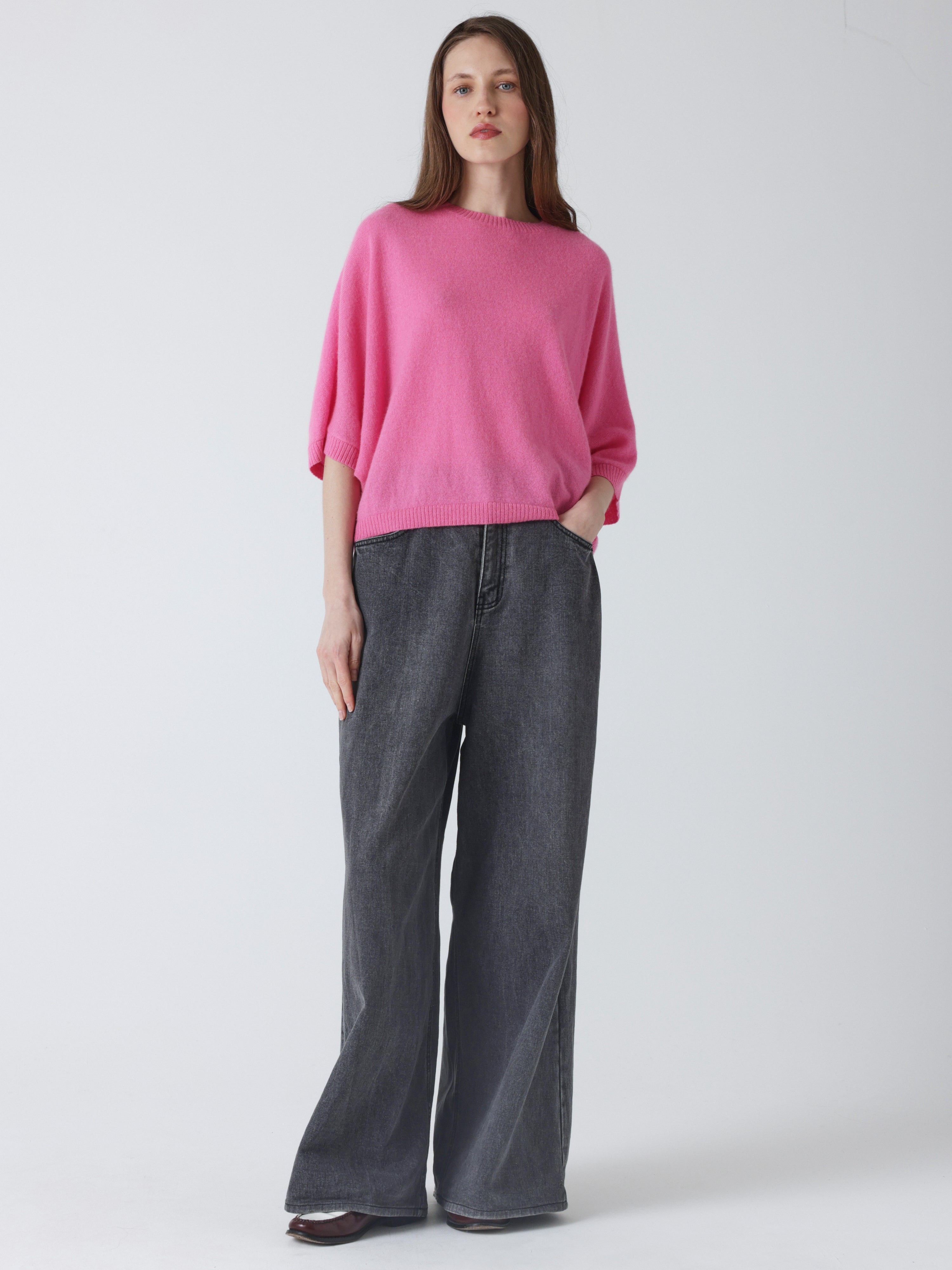 absolut-bettina-pull-poncho-kaschmir-damen-rundhals-candy image 1