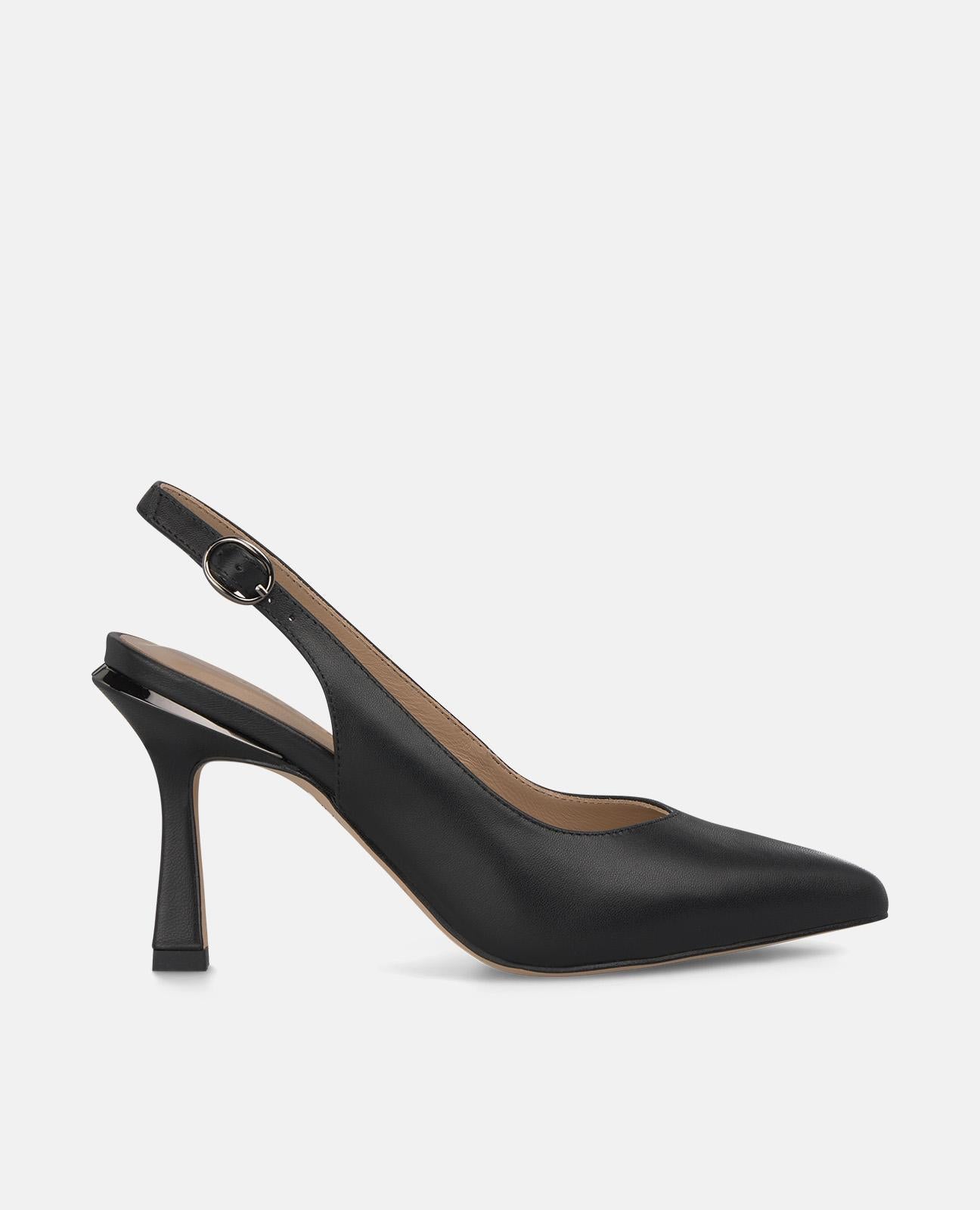 alma-en-pena-spitzer-pumps-mit-schnalle-9-cm-schwarz image 1
