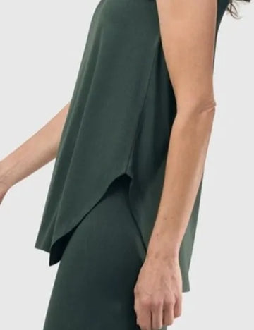 alembika-essential-cutaway-tank-top-rmelloses-top-in-gr-n image 5