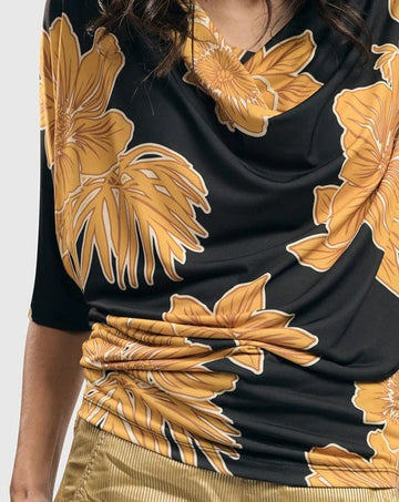 alembika-moku-draped-dolman-top-gold image 3