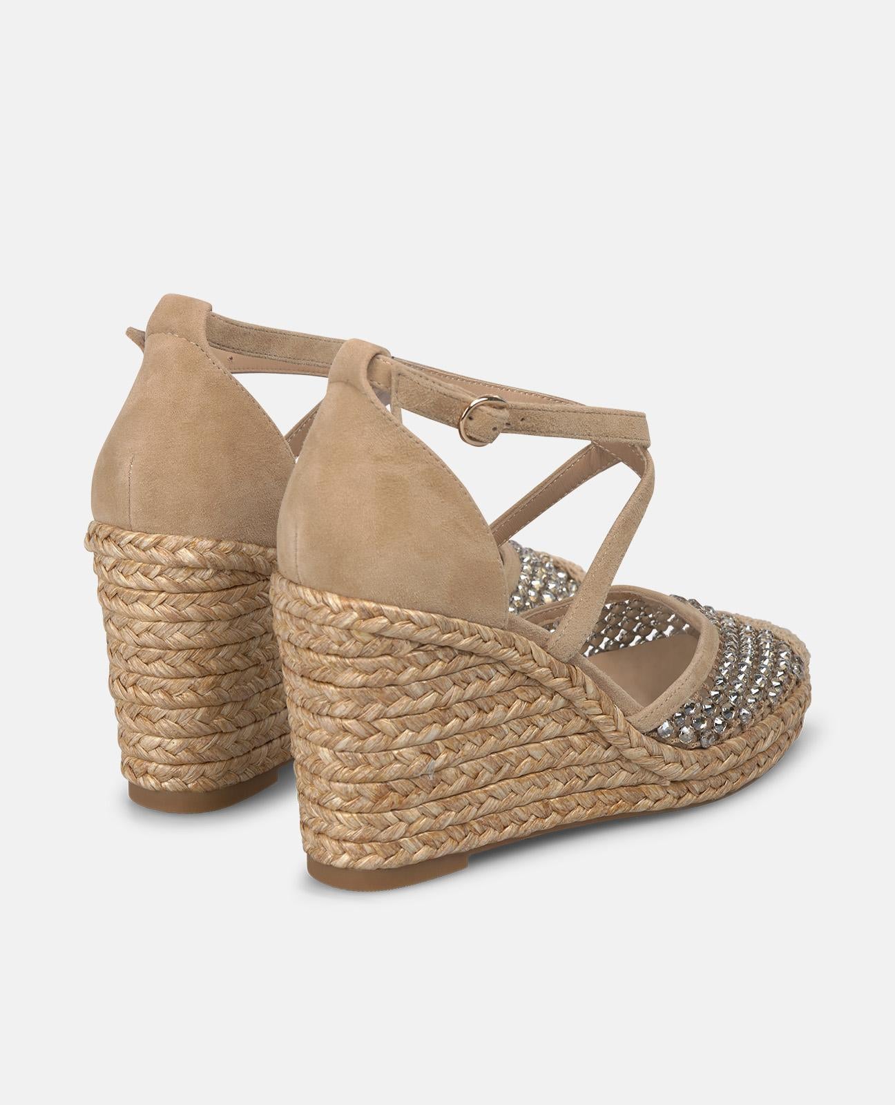 alma-en-pena-keil-espadrille-mit-strass-mesh-arena-9-5-cm image 3