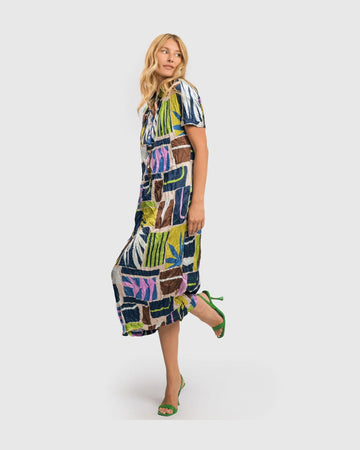 alembika-kali-crinkle-shirtdress-abstract image 5