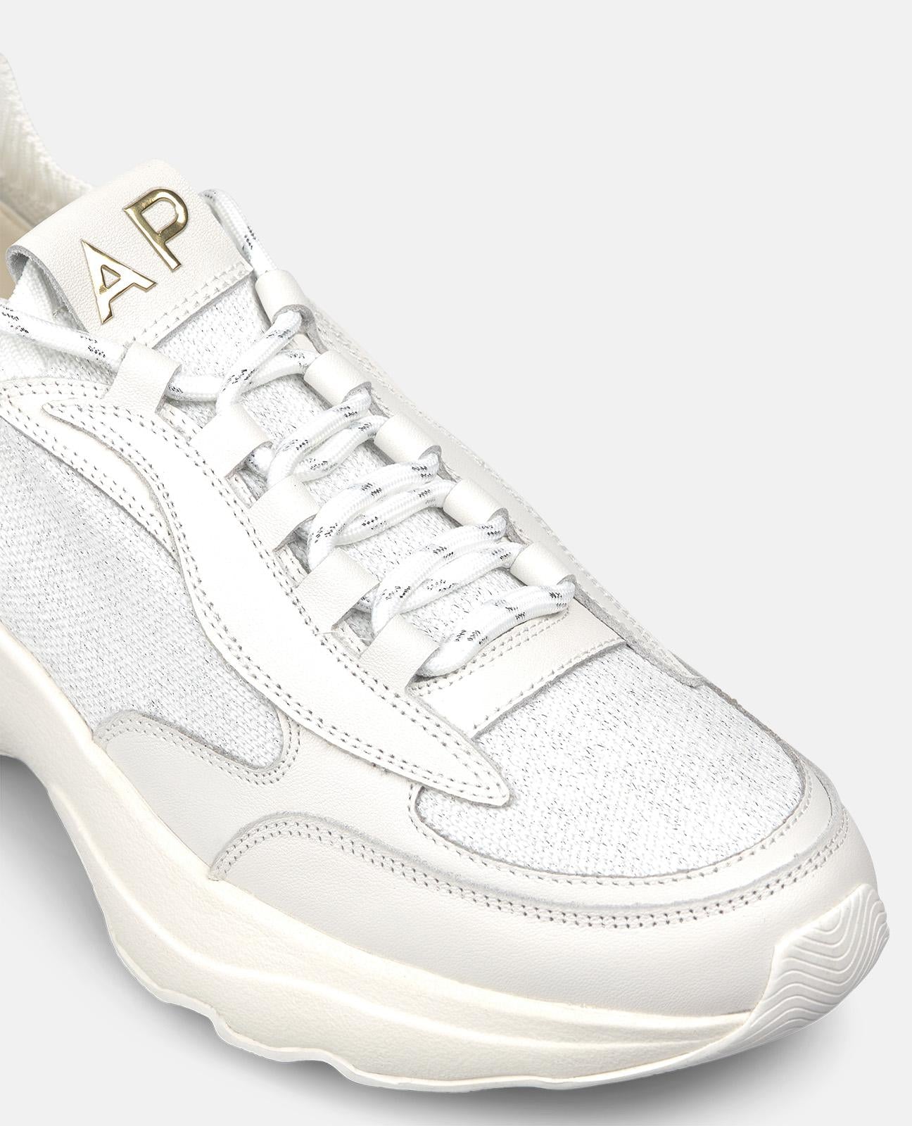 alma-en-pena-sneaker-mit-metallic-finish-wei-e-plateau-sportschuhe image 4