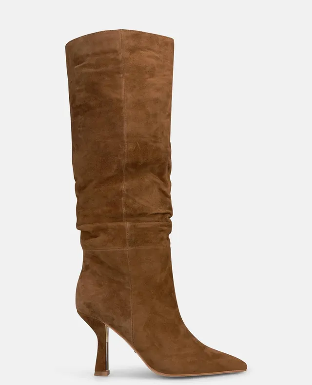 alma-en-pena-ruched-look-stiefel-camel-mit-trichterabsatz-8-5-cm image 1