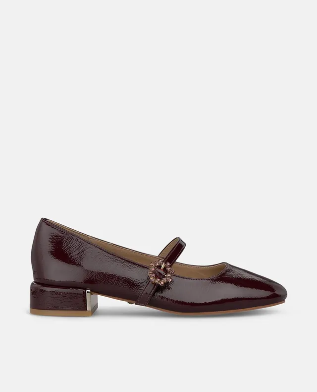 alma-en-pena-patent-leather-flats-lack-ballerinas-bordeaux image 1