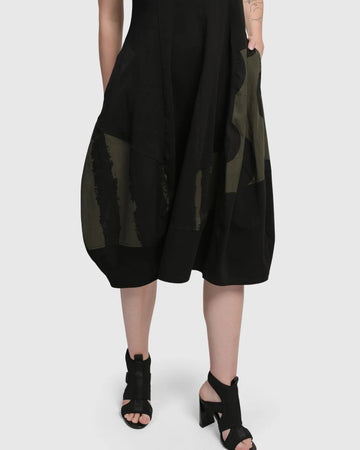 alembika-urban-sleeveless-cocoon-kleid-khaki image 5
