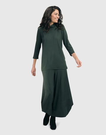 alembika-essential-mockneck-top-gr-n-3-4-arm image 2
