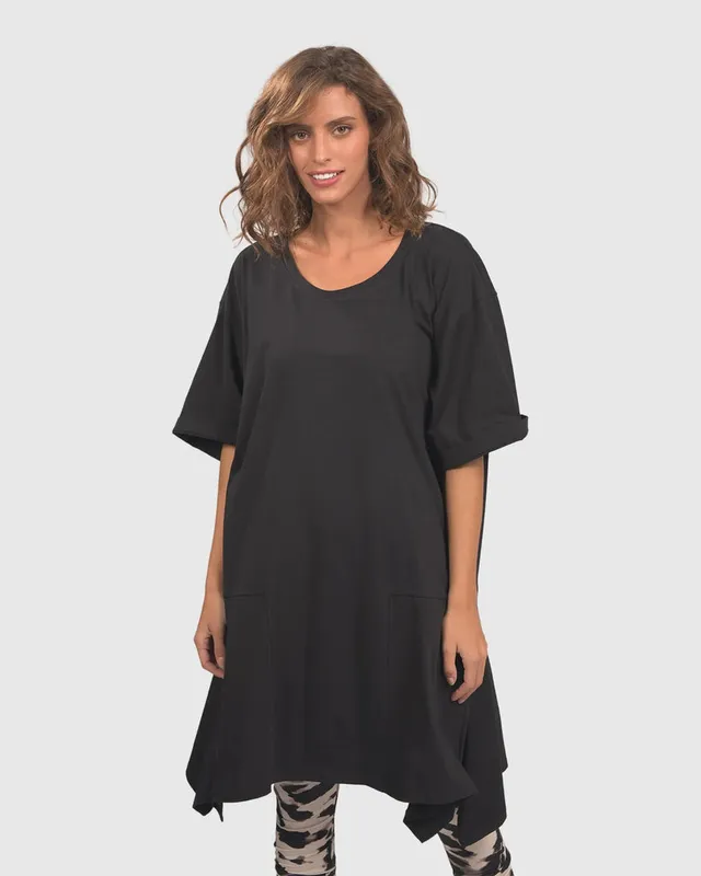 alembika-urban-bliss-kleid-schwarz-baumwollkleid image 1