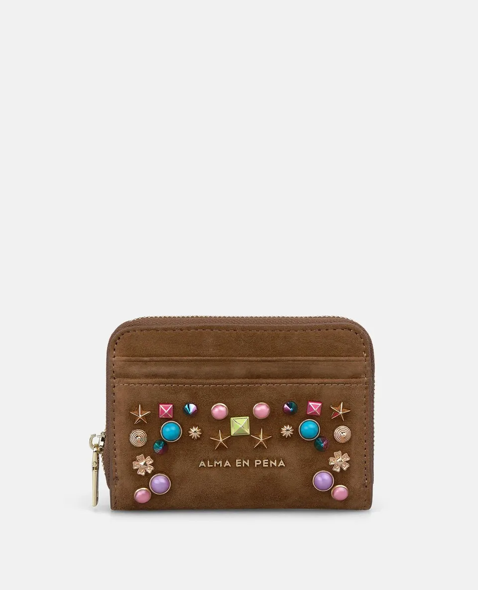 alma-en-pena-multicolor-nieten-geldb-rse-leder-caramelo image 1