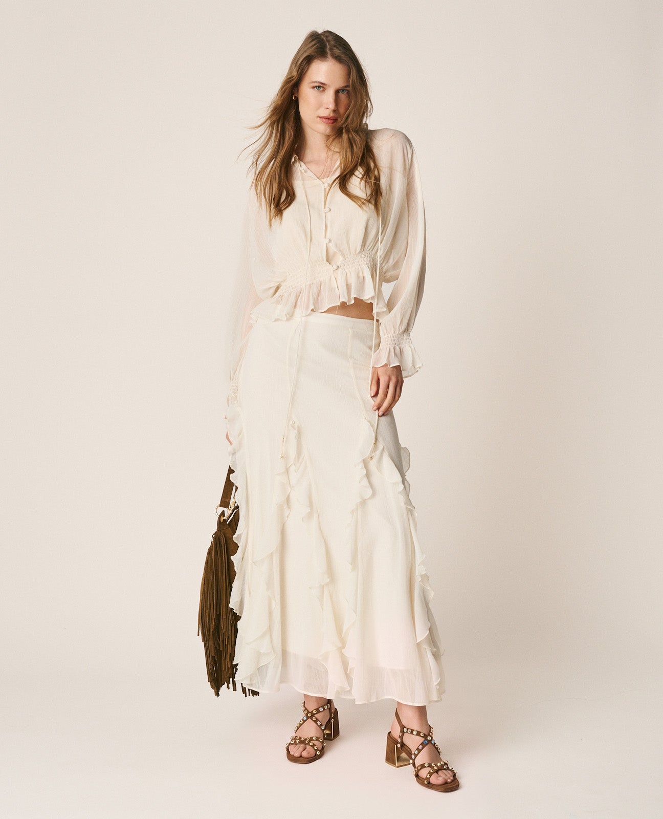 alma-en-pena-midi-chiffon-skirt-midi-chiffon-rock-wei image 1