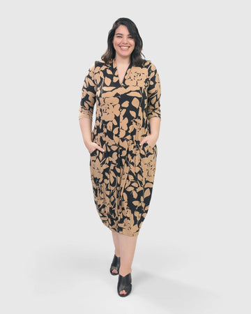 alembika-olena-cocoon-dress-floral-damen-kleid image 7