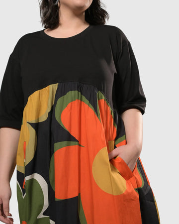 alembika-jocelyn-cocoon-kleid-floral image 5