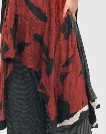 alembika-ru-hi-lo-crinkle-tunic-top-red-asymmetrische-knitter-tunika image 4