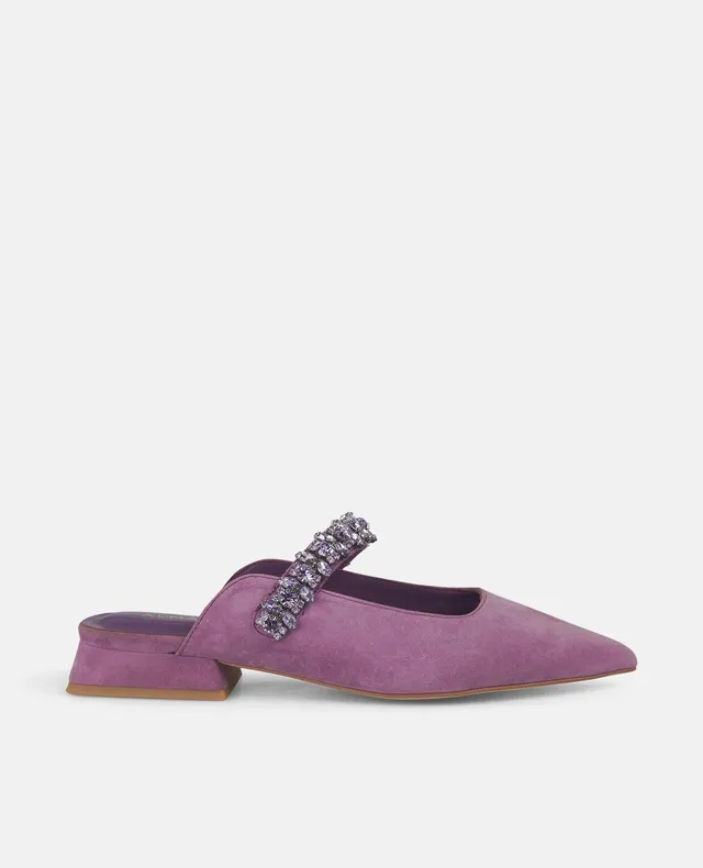 alma-en-pena-spangen-ballerinas-violett-mit-strassriemen-2-cm image 1