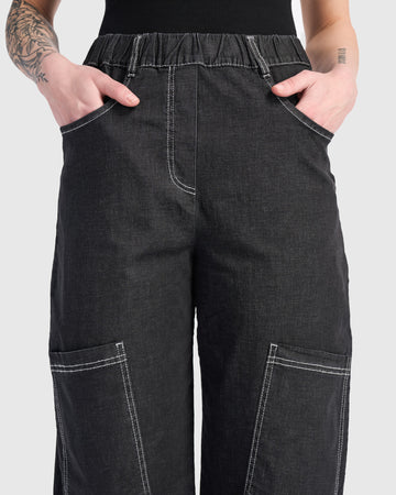alembika-denim-palma-capri-pants-schwarz-high-waist-jeans-capri image 3