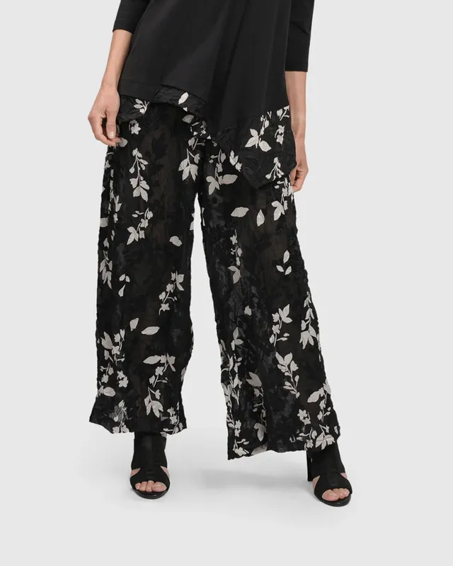 alembika-cultured-club-palazzo-hose-damen-leaves image 1