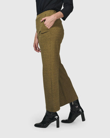 alembika-essential-cropped-pants-damen-hose-honey image 7