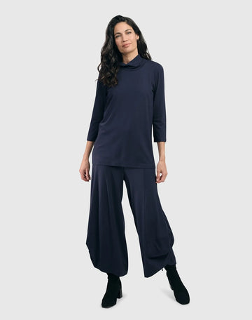 alembika-essential-mockneck-top-navy image 2