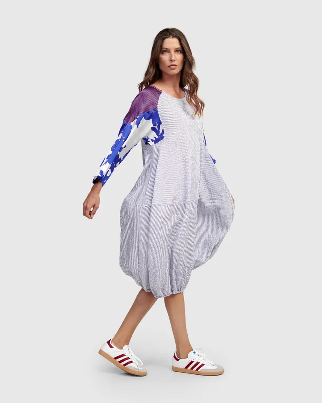 alembika-soir-e-dress-cerulean-kokon-kleid-blau image 1