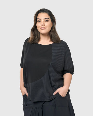alembika-audrey-relaxed-top-pinstripes image 2