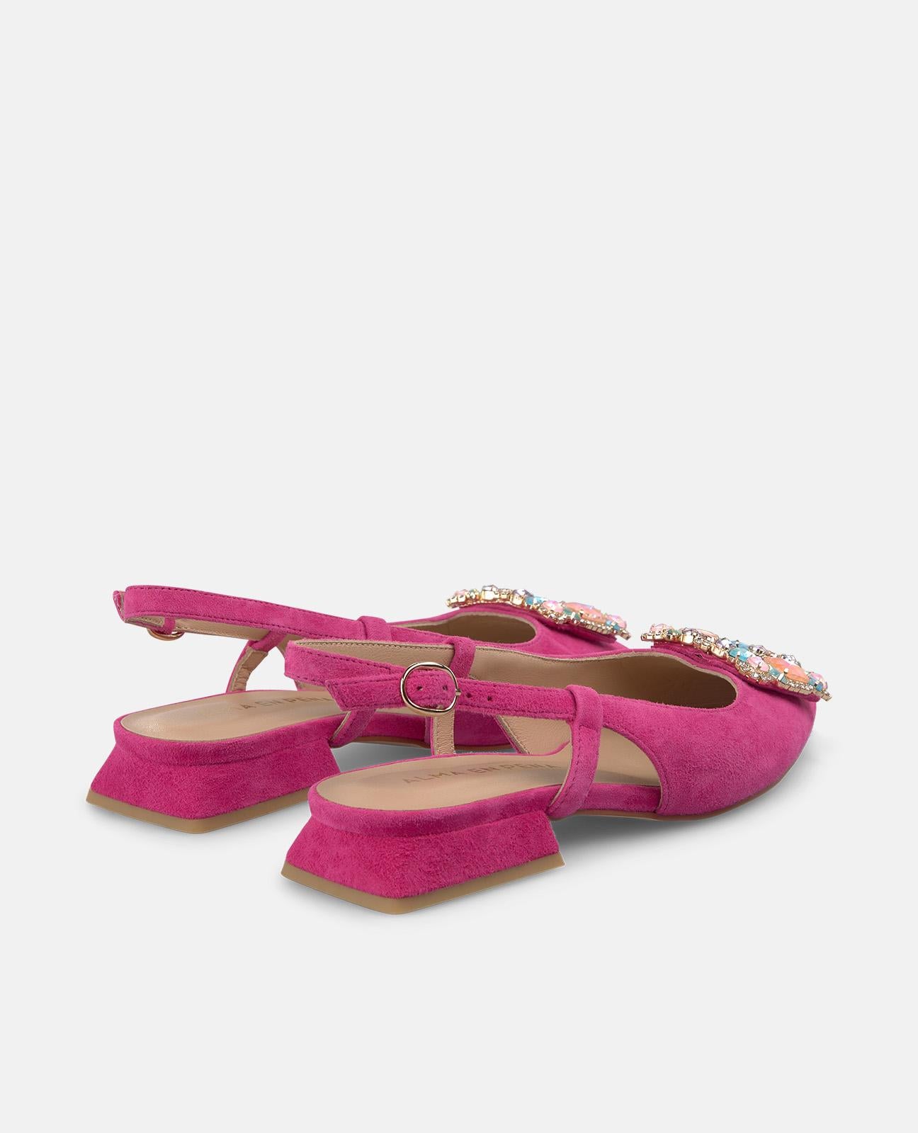 alma-en-pena-slipper-square-heel-damen-schuhe-fuchsia-2-cm image 3