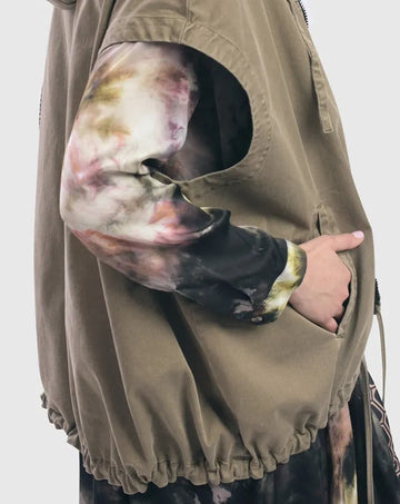 alembika-soft-twill-drawstring-weste-khaki image 6