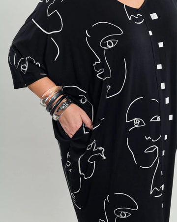 alembika-jax-dolman-midi-kleid-mix image 2
