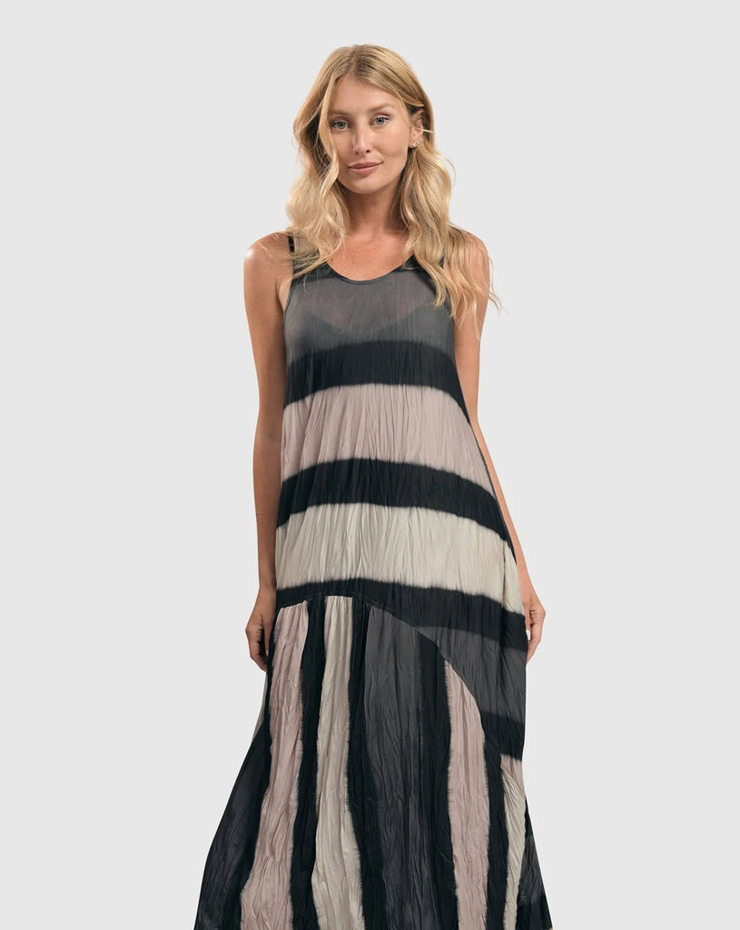 alembika-charlie-crinkle-tank-dress-stripe-maxi image 1