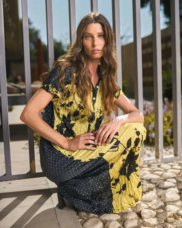 alembika-sbagliato-button-down-dress-mix image 1