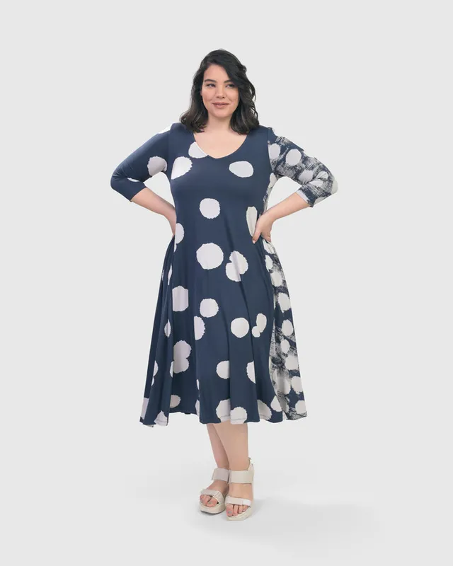 alembika-sd336n-spot-swing-dress-navy-jerseykleid image 1