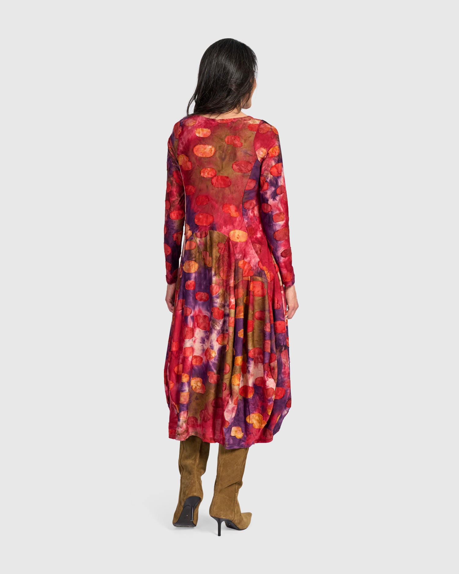 alembika-calliope-crew-cocoon-kleid-berry-mix image 5